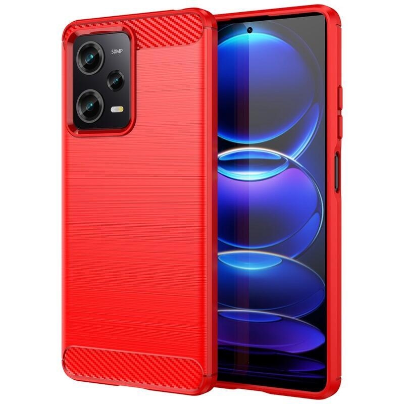 Szénálló zselés tok Xiaomi Redmi Note 12 Pro 5G/Poco X5 Pro 5G - piros