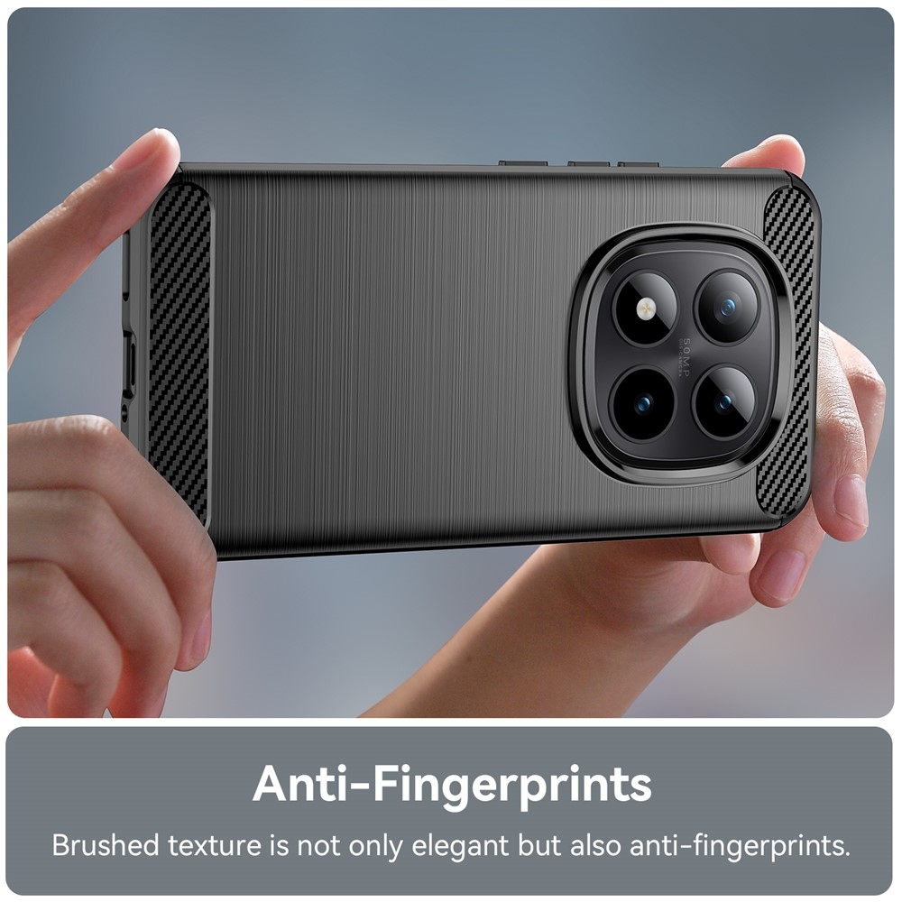 Szénálló zselés tok Xiaomi Redmi Note 15 Pro+ 5G - fekete