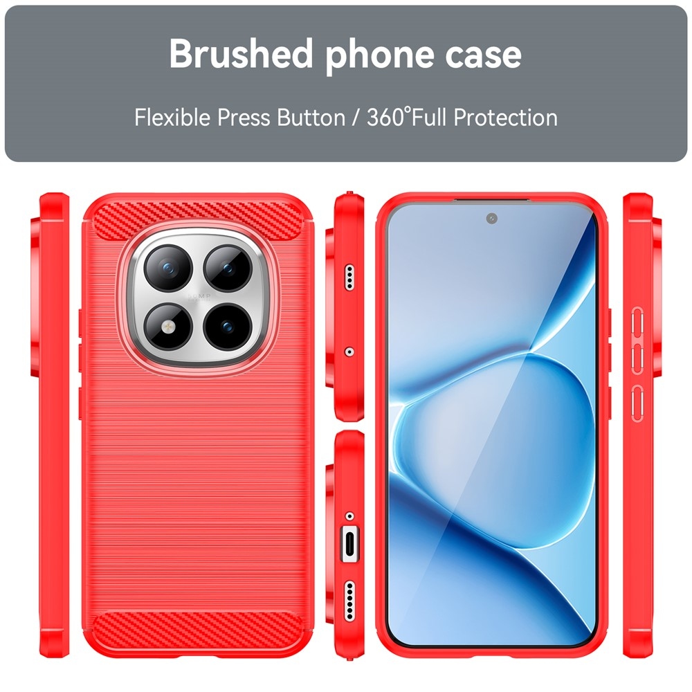 Szénálló zselés tok Xiaomi Redmi Note 15 Pro+ 5G - piros