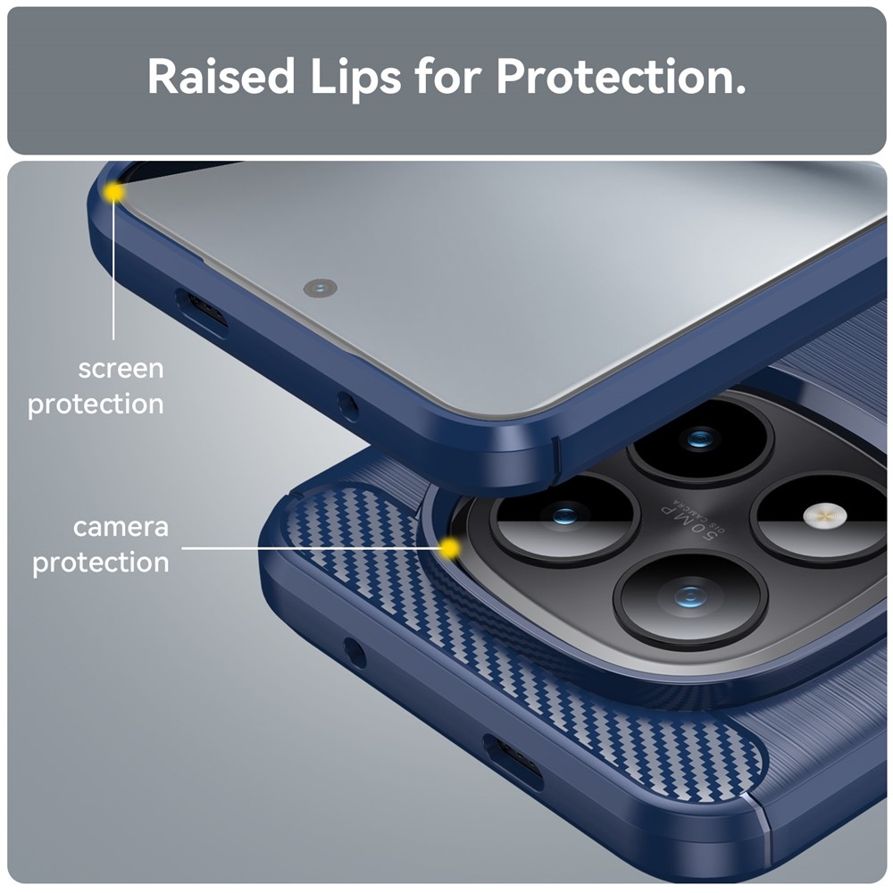 Szénálló zselés tok Xiaomi Redmi Note 15 Pro+ 5G - kék