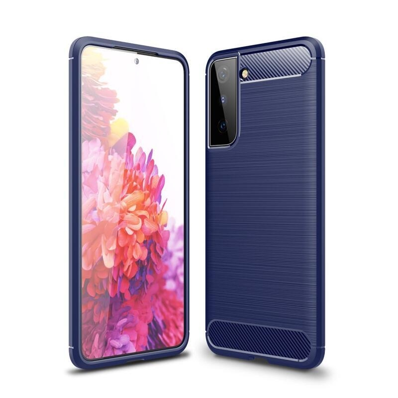 Szénálló zselés tok Samsung Galaxy S21 Plus készülékhez - kék