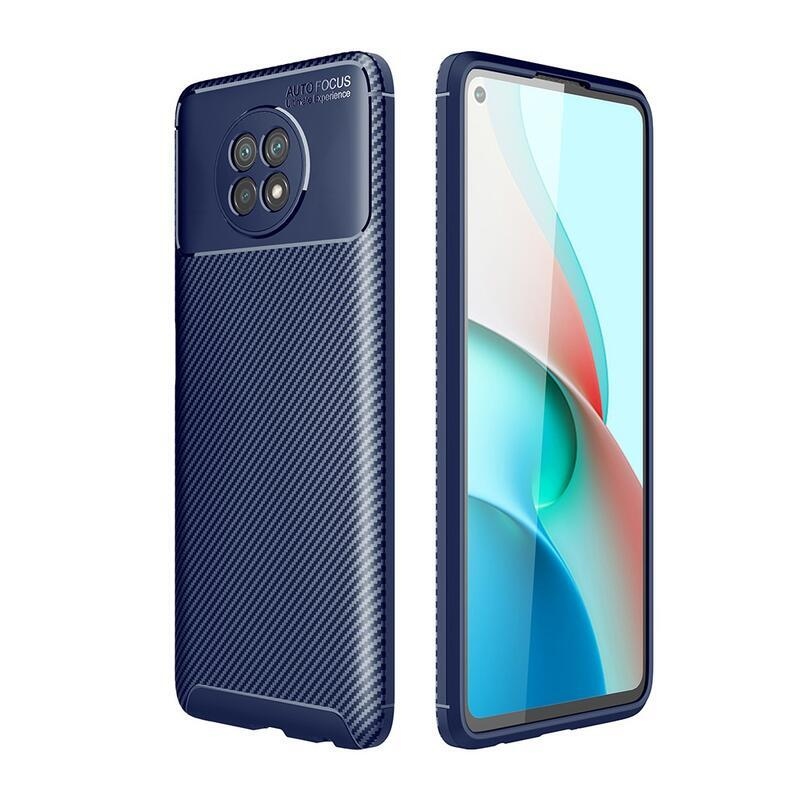 Szénálló, texturált zselés tok Xiaomi Redmi Note 9T 5G - kék