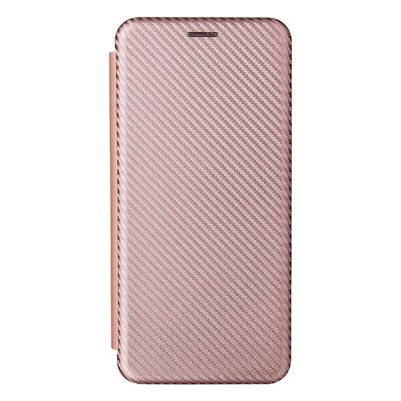 Szénszálas pénztárca tok mobilhoz Realme C11 (2021) - rózsaarany