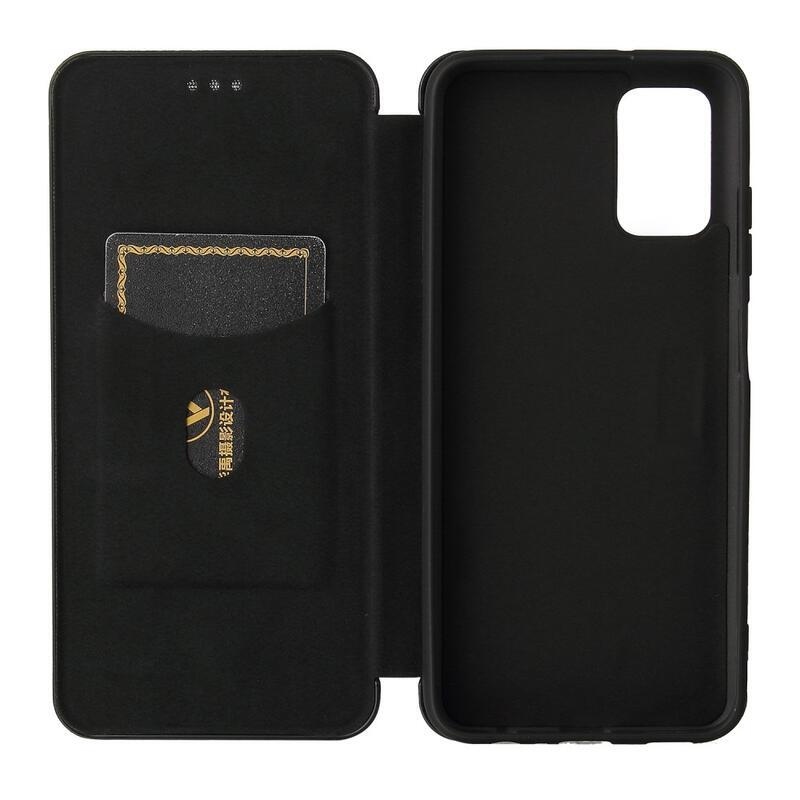 Szénszálas tok Samsung Galaxy A03s (166.6 x 75.9 x 9.1mm) - fekete