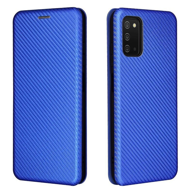 Szénszálas tok Samsung Galaxy A03s (166.6 x 75.9 x 9.1mm) - kék