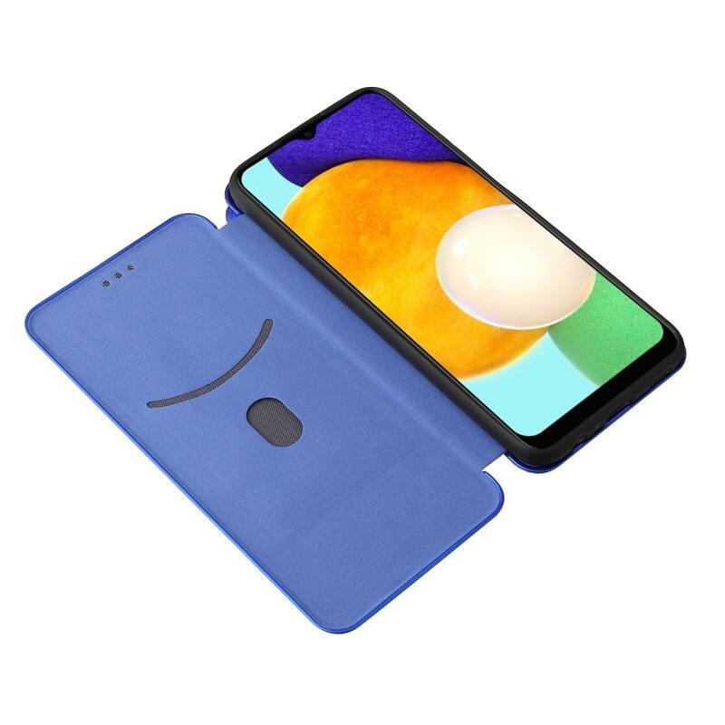 Szénszálas tok Samsung Galaxy A03s (166.6 x 75.9 x 9.1mm) - kék