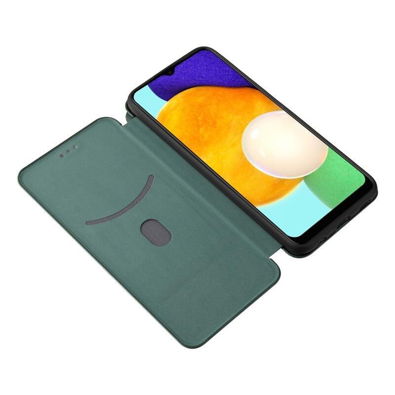 Szénszálas tok Samsung Galaxy A03s (166.6 x 75.9 x 9.1mm) - zöld