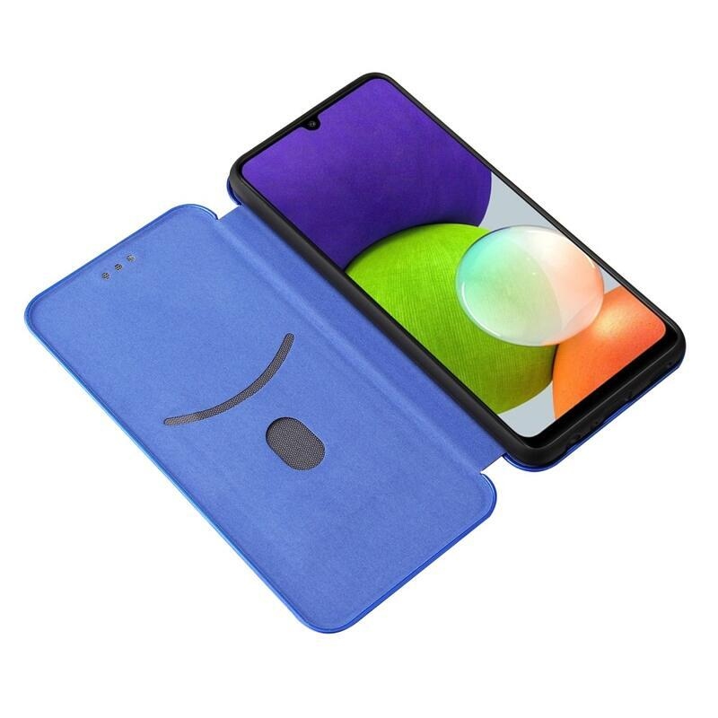 Szénszálas tok Samsung Galaxy A22 4G készülékhez - kék