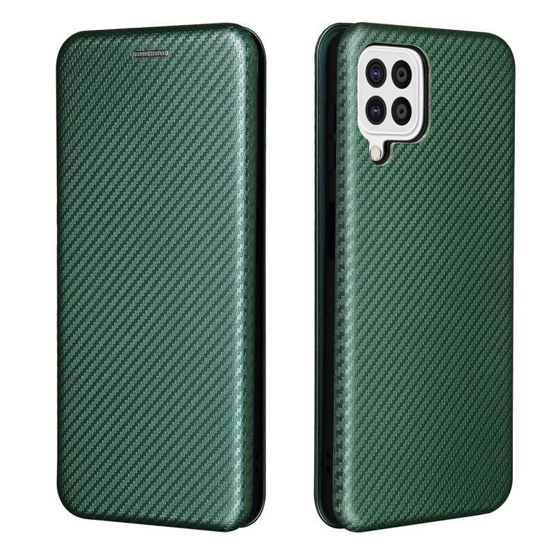 Szénszálas tok Samsung Galaxy A22 4G készülékhez - zöld