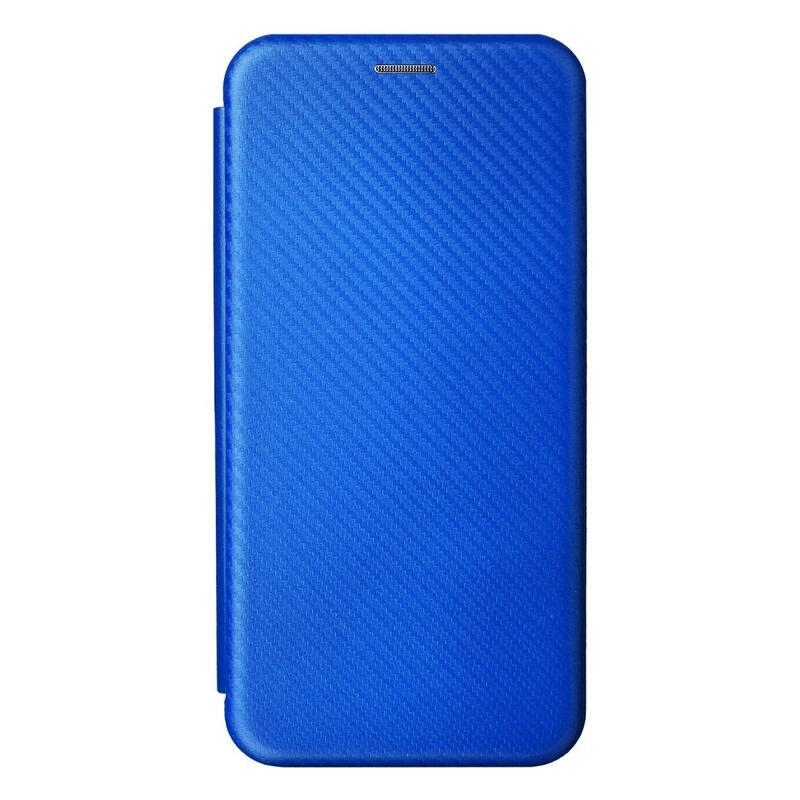 Szénszálas pénztárca tok Xiaomi Poco M4 Pro 5G/Redmi Note 11S 5G - kék