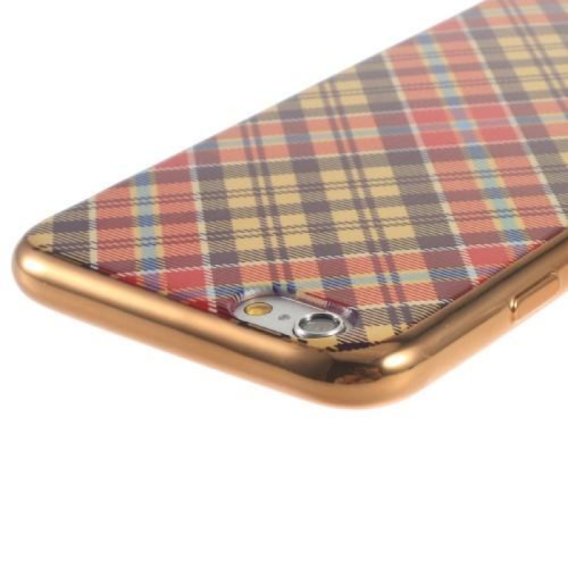 Caro zselés tok iPhone 6 Plus és iPhone 6s Plus készülékhez - narancssárga/sárga