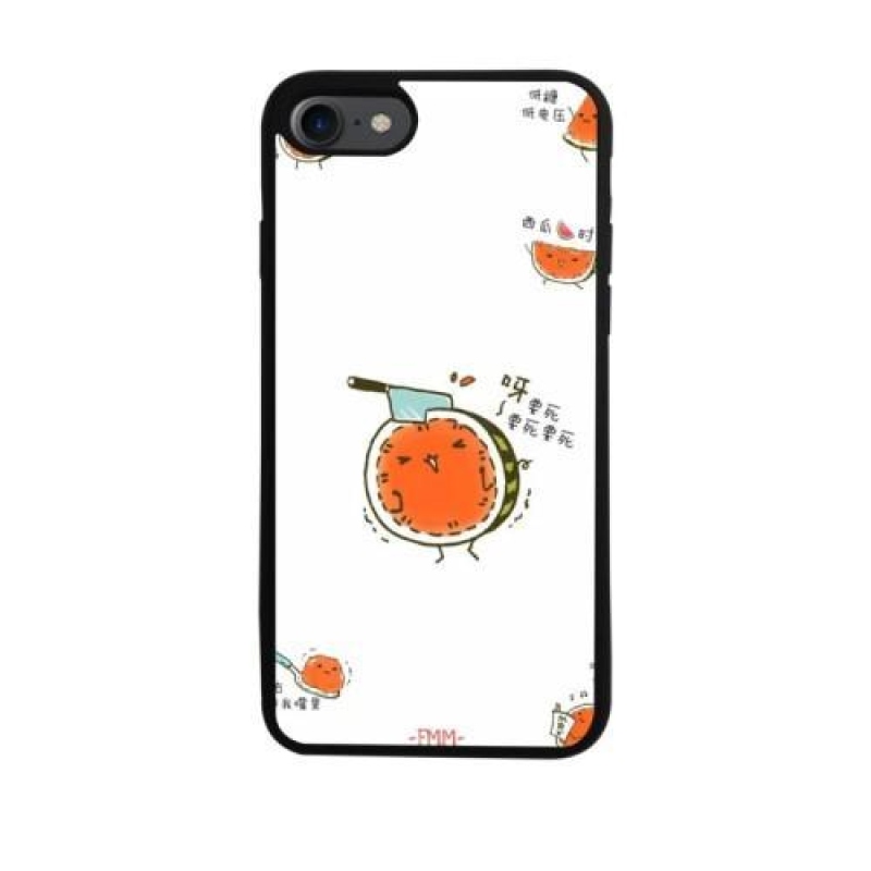 Cartoo zselés tok motívummal iPhone 7 és iPhone 8 készülékhez - görögdinnye