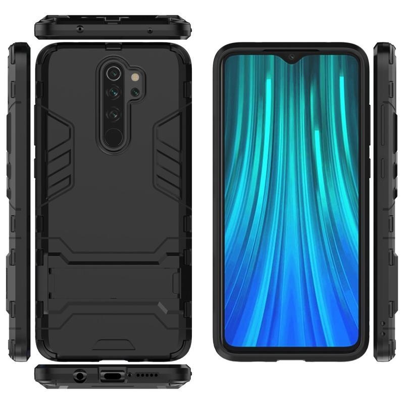 Hibrid tok és borító Xiaomi Redmi Note 8 Pro - fekete