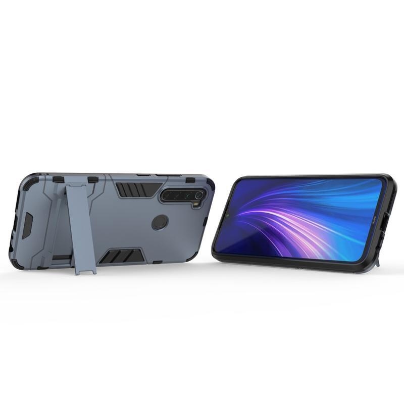 Hibrid tok és borító Xiaomi Redmi Note 8-hoz - sötétkék