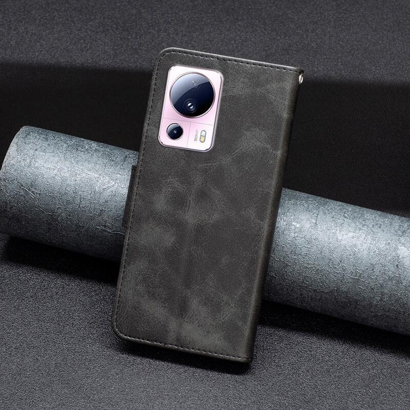 Könyvtáska a Xiaomi 13 Lite-hoz - fekete