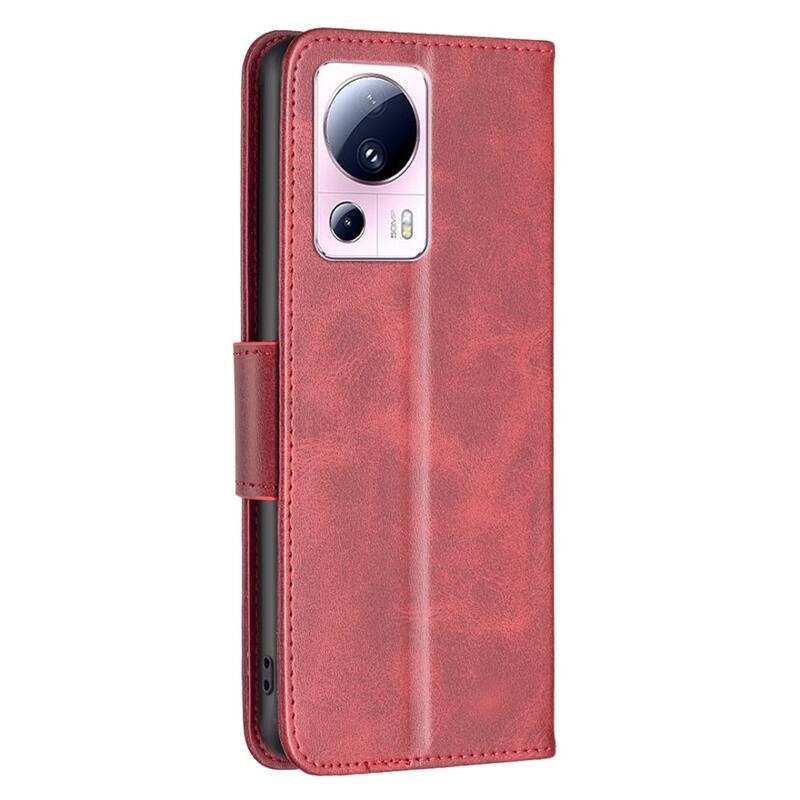 Könyvtáska tok Xiaomi 13 Lite-hoz - piros