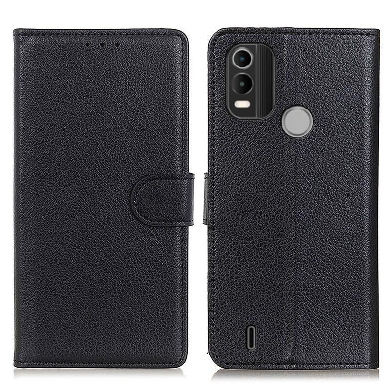 Tárcatáska tok Nokia C21 Plus készülékhez - fekete