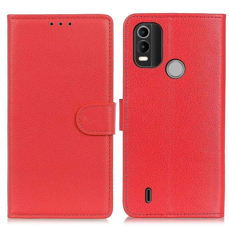 Tárcatáska tok Nokia C21 Plus készülékhez - piros