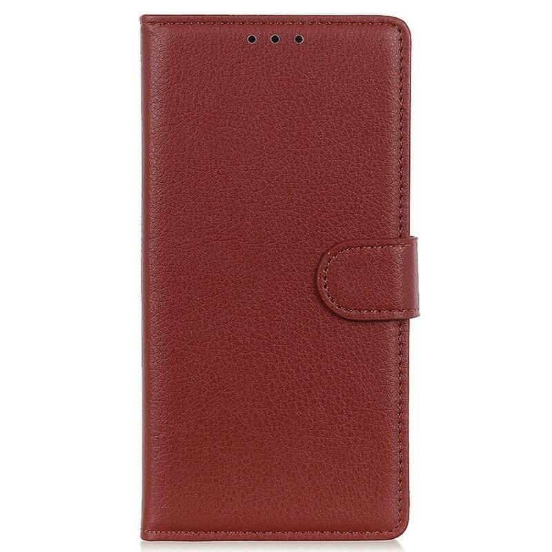 Tárcatáska tok Nokia C21 Plus készülékhez - barna