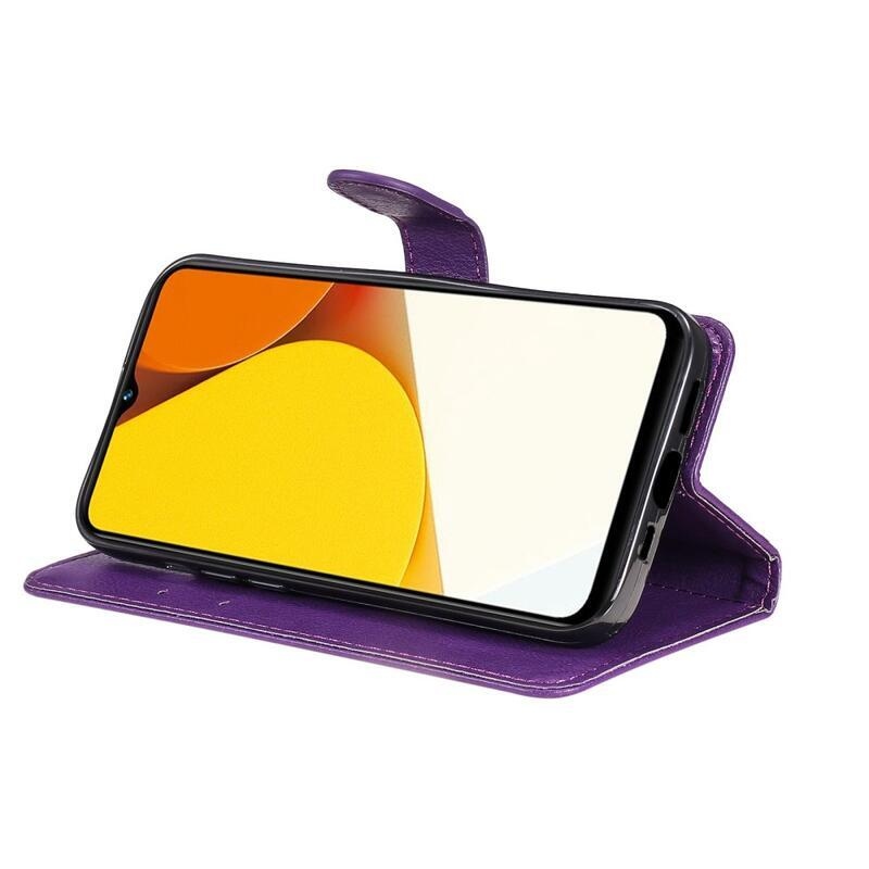 tok pénztárca tok a Vivo Y35-hez - lila