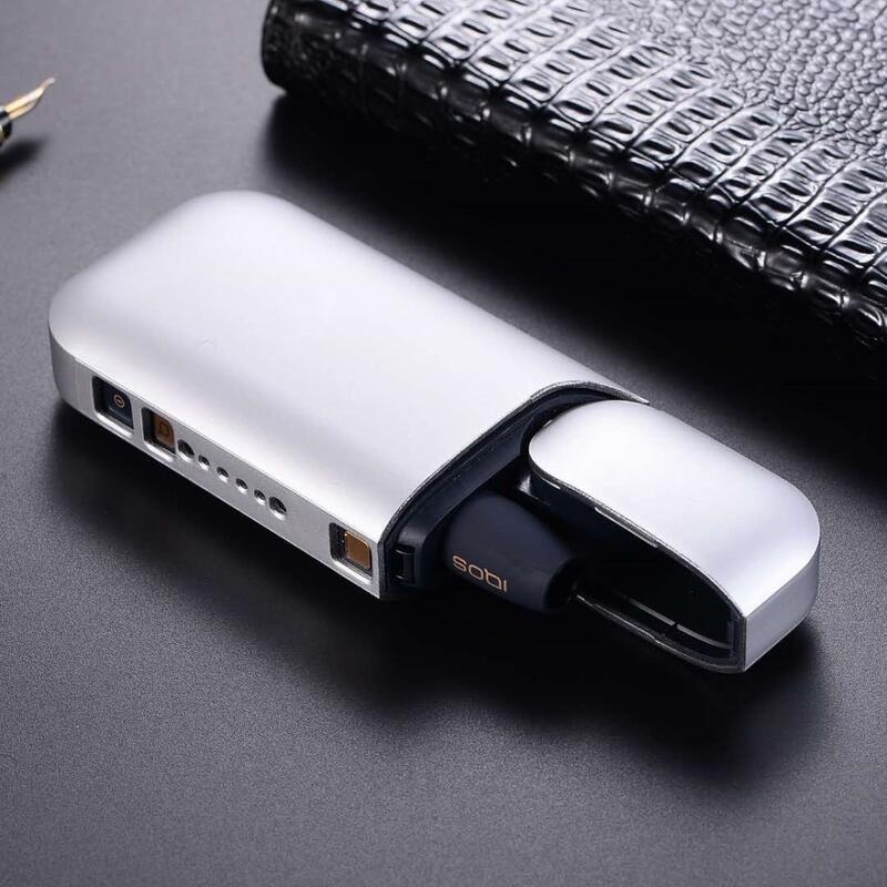 Műanyag tok IQOS 2.4 Plus készülékhez - ezüst színű