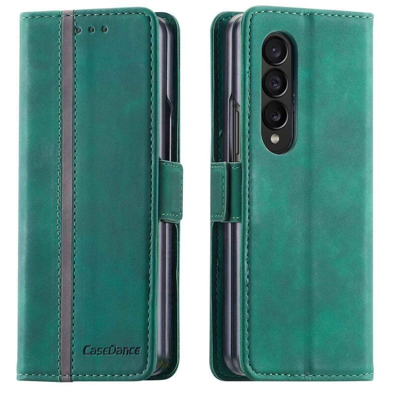 PU bőr tok Samsung Galaxy Z Fold4 5G - zöld - Samsung Galaxy Z Fold4 5G számára