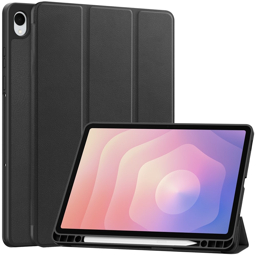 Cases intelligens záró tok Samsung Galaxy Tab S11 készülékhez - fekete