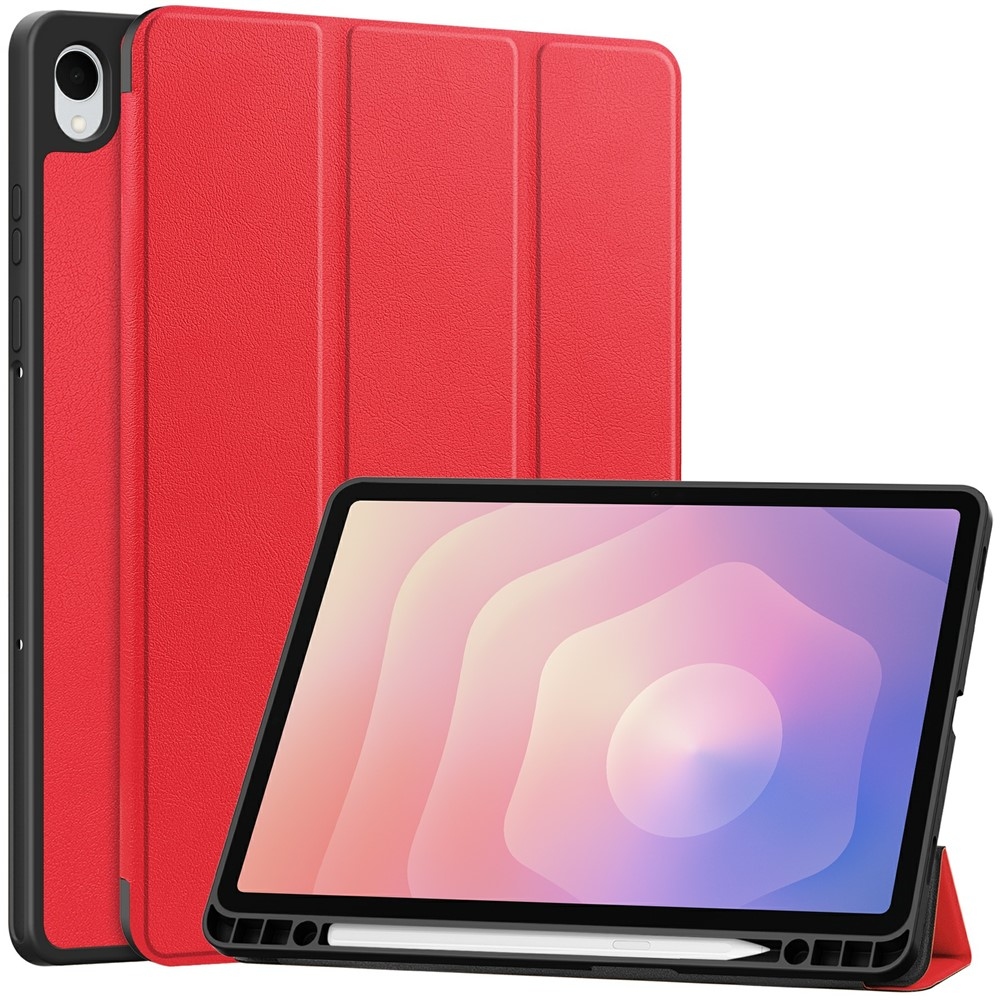 Cases okos záró tok Samsung Galaxy Tab S11-hez - piros