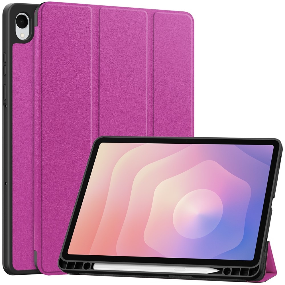Cases okos záró tok Samsung Galaxy Tab S11-hez - lila