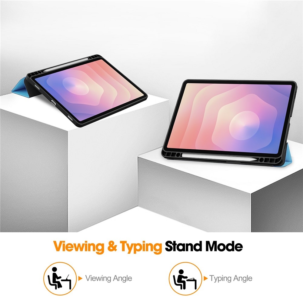 Cases okos záró tok Samsung Galaxy Tab S11-hez - világoskék