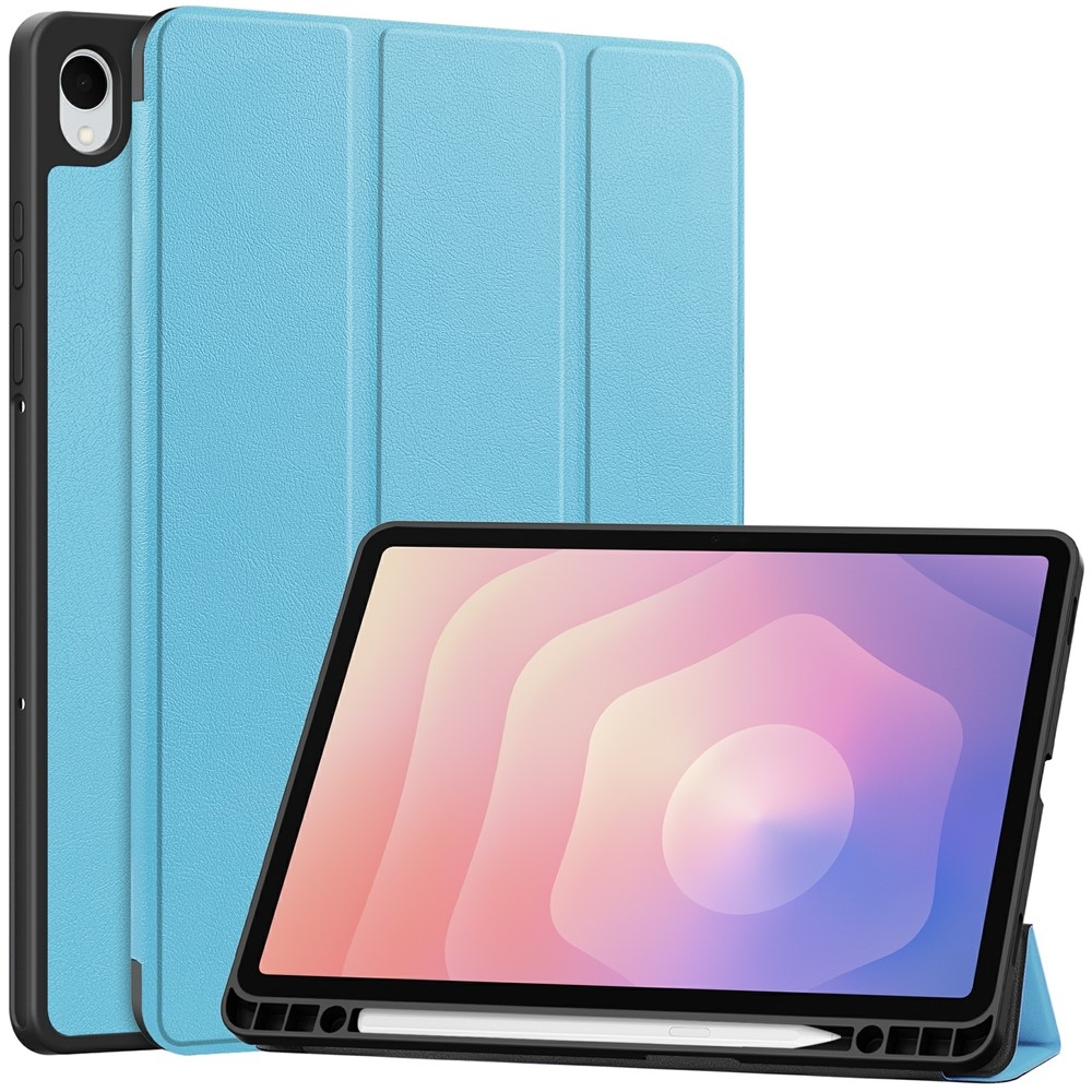 Cases okos záró tok Samsung Galaxy Tab S11-hez - világoskék
