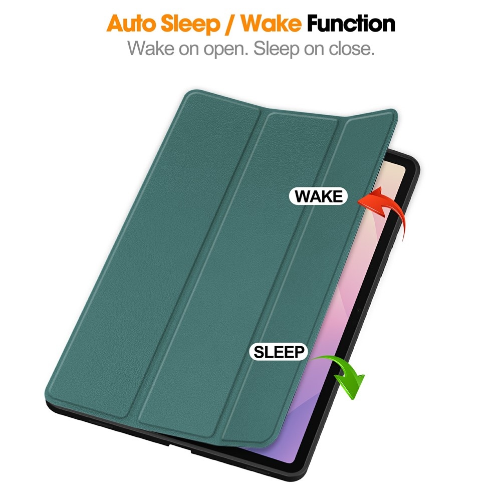 Cases okos záró tok Samsung Galaxy Tab S11-hez - zöld