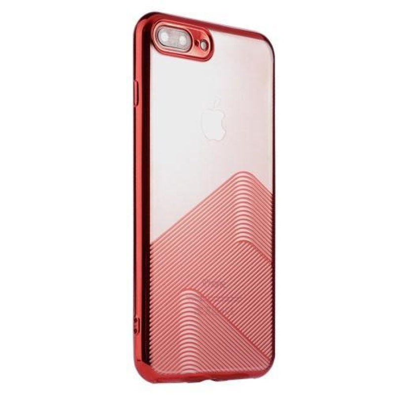 Casis zselés tok iPhone 8 Plus és 7 Plus készülékhez - piros színben