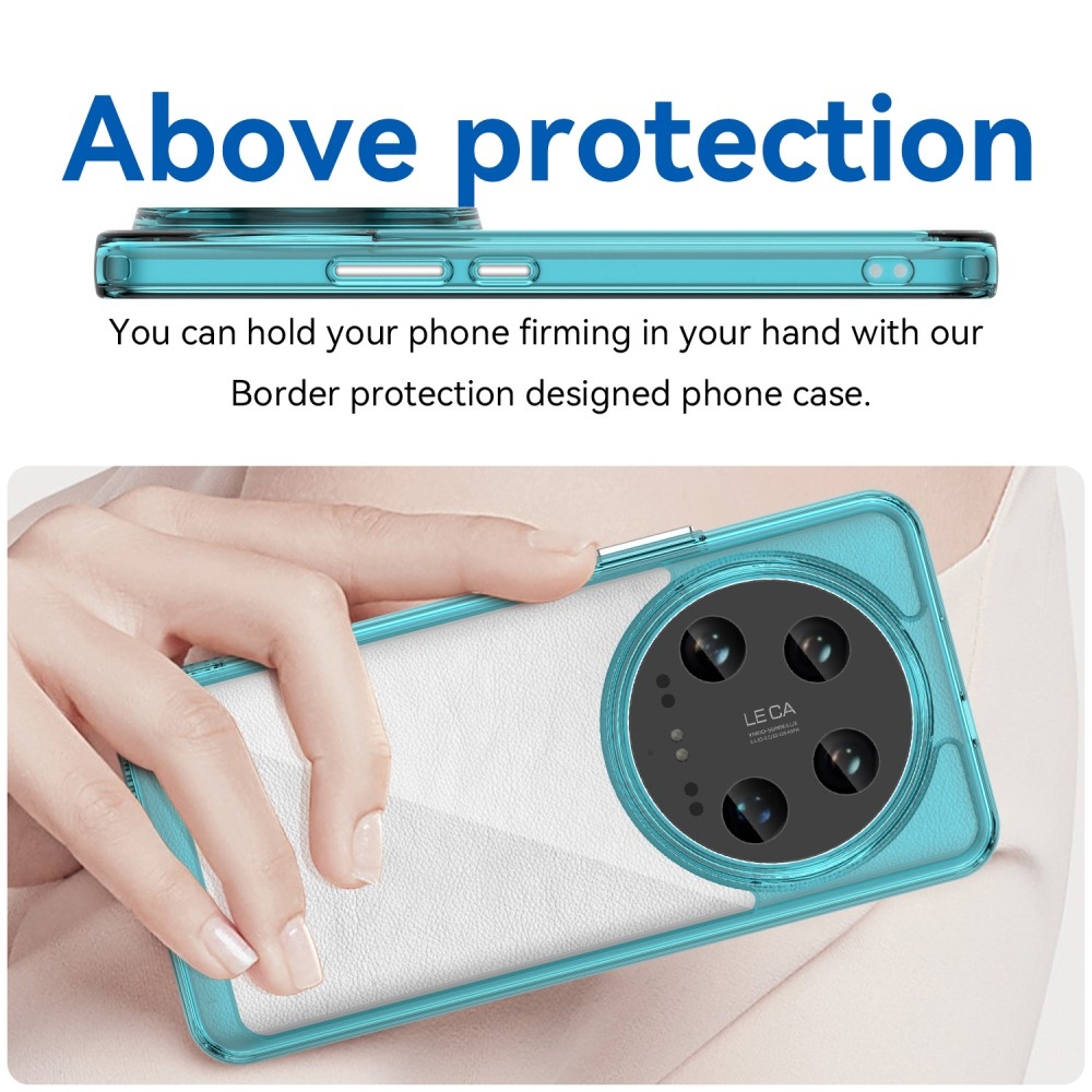 Gél tok rögzített hátlappal Xiaomi 14 Ultra - világoskék