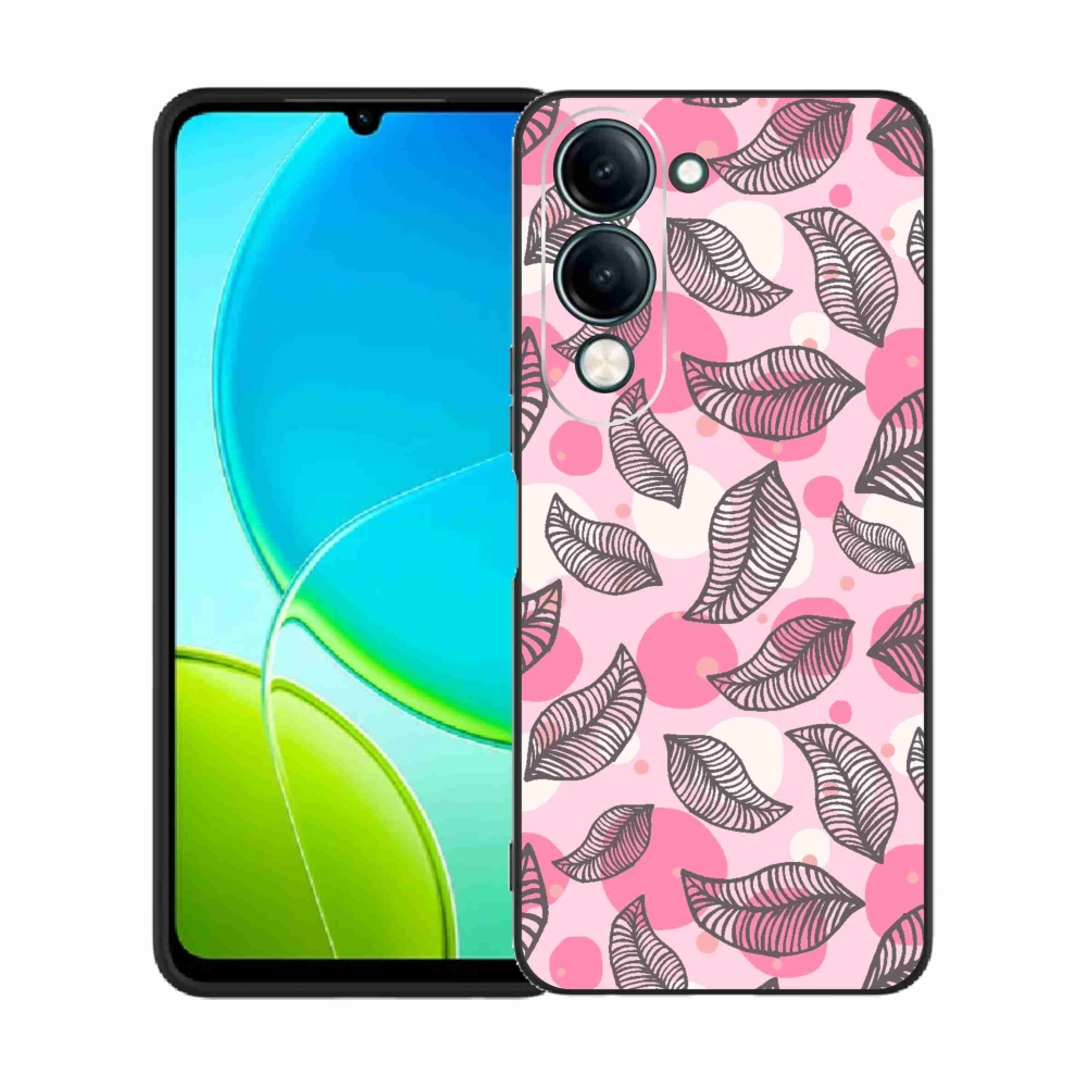 Gél borító mmCase a Vivo Y29s 5G-hez - rajzfilmes hulló levelek