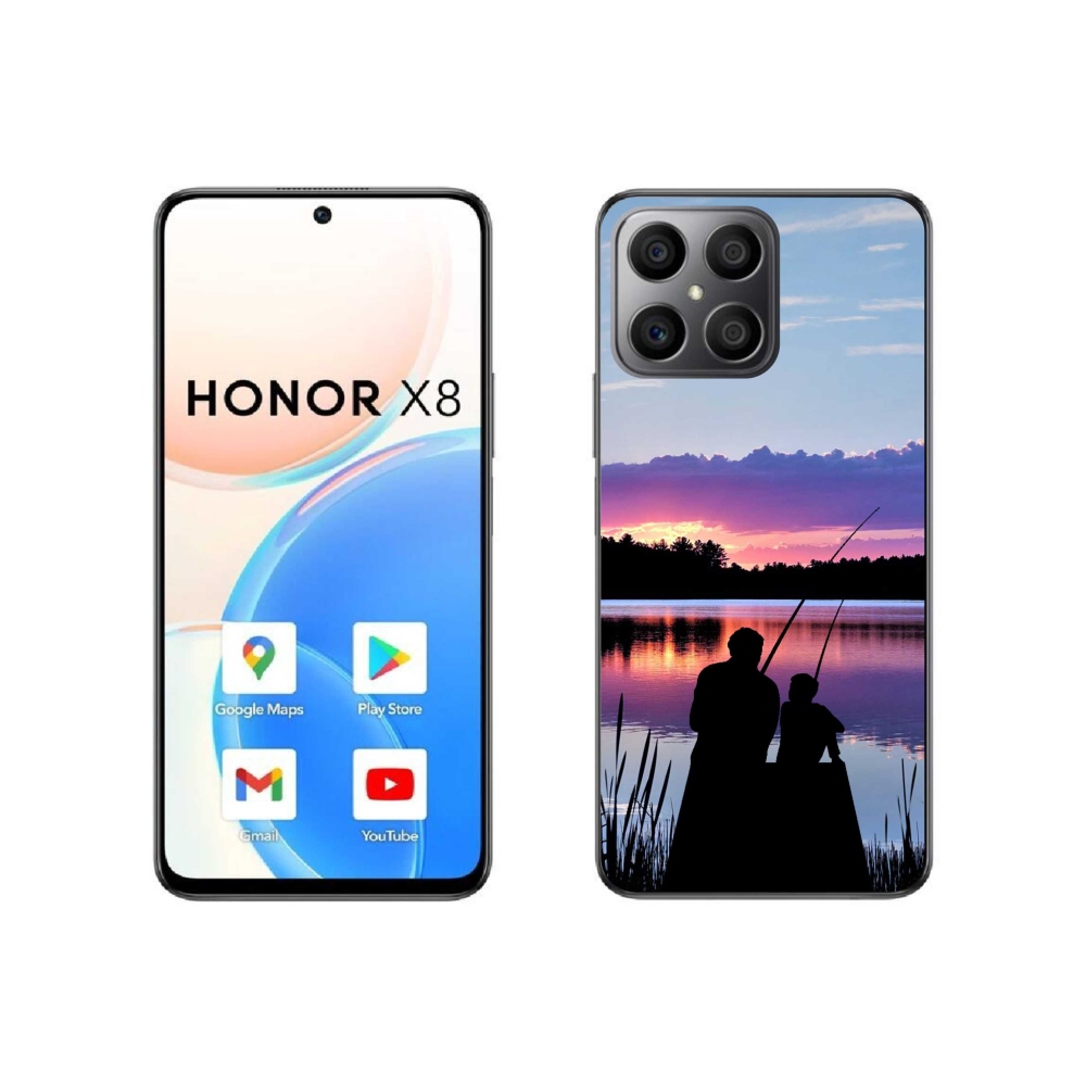 Zselés borítás mmCase a Honor X8 4G-hez - halászat 2
