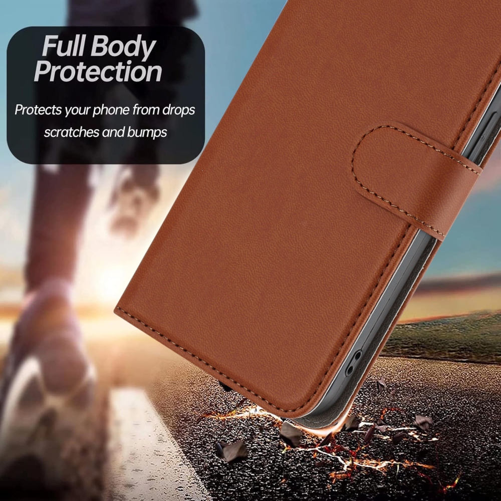 Snap book tok Samsung Galaxy A07 4G készülékhez - barna