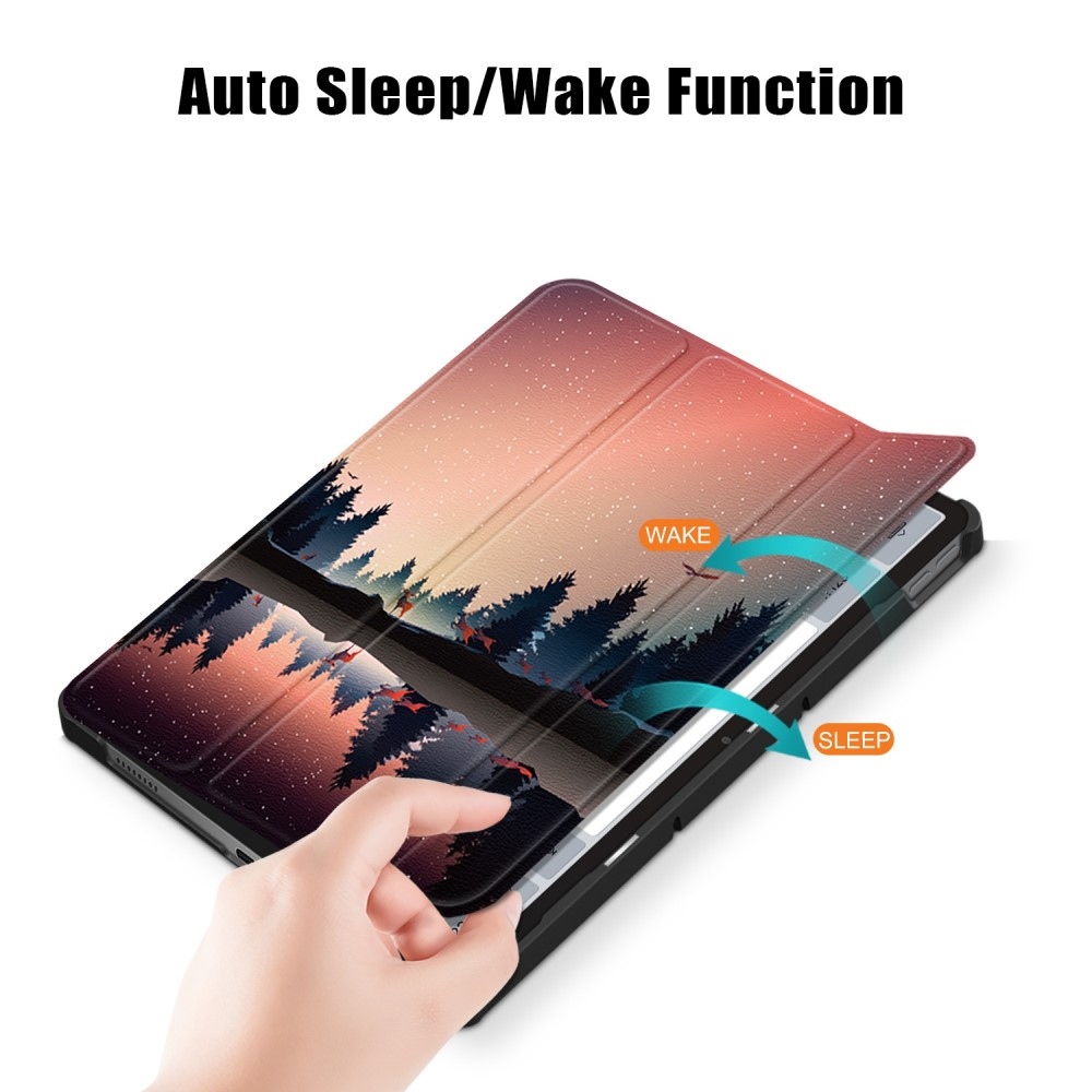 Patte intelligens záró tok Lenovo Tab P11 (2. Gen) - erdő