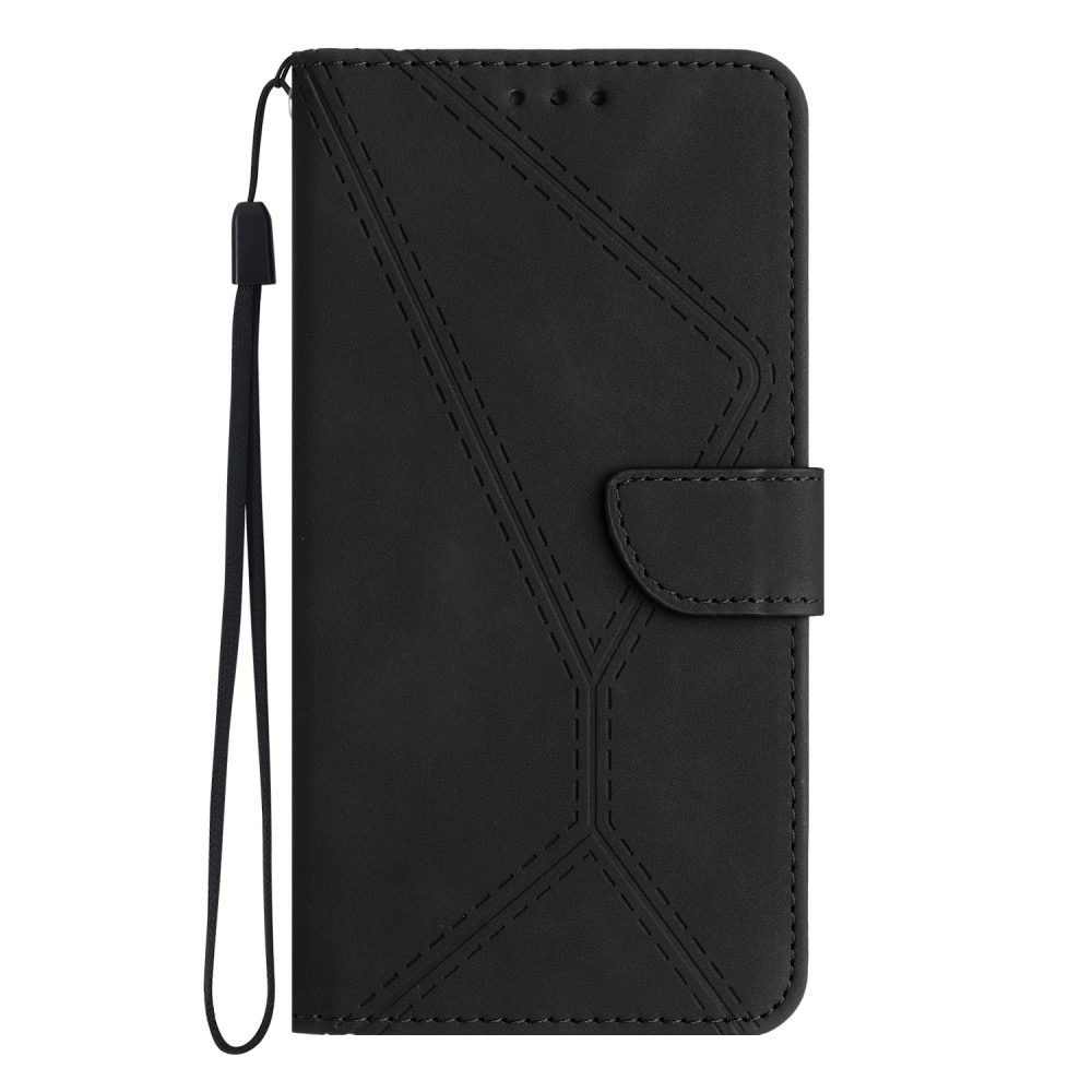 Linesy könyvtáska Xiaomi Redmi A5 (171.7x77.8x8.3mm) - fekete