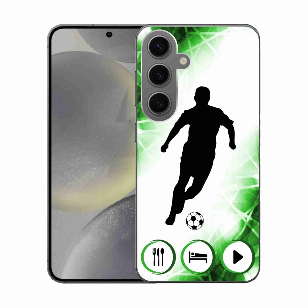 Gél borítás mmCase Samsung Galaxy S24 - focista számára