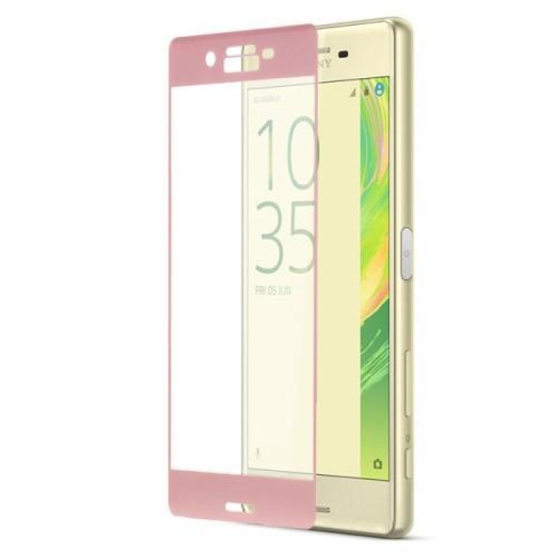 CCX teljes képernyő edzett üveg Sony Xperia X - rosegold