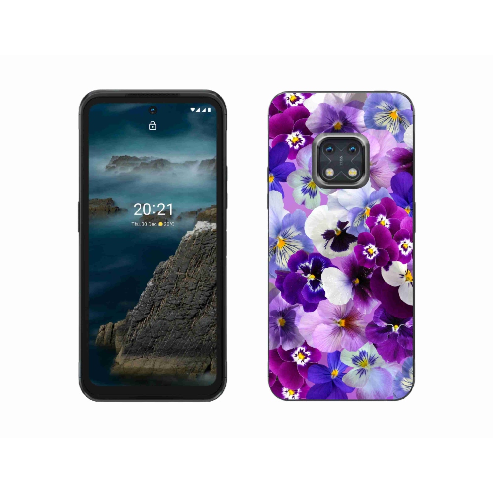 Zselés borítás mmCase a Nokia XR20 készülékhez - virágok 9