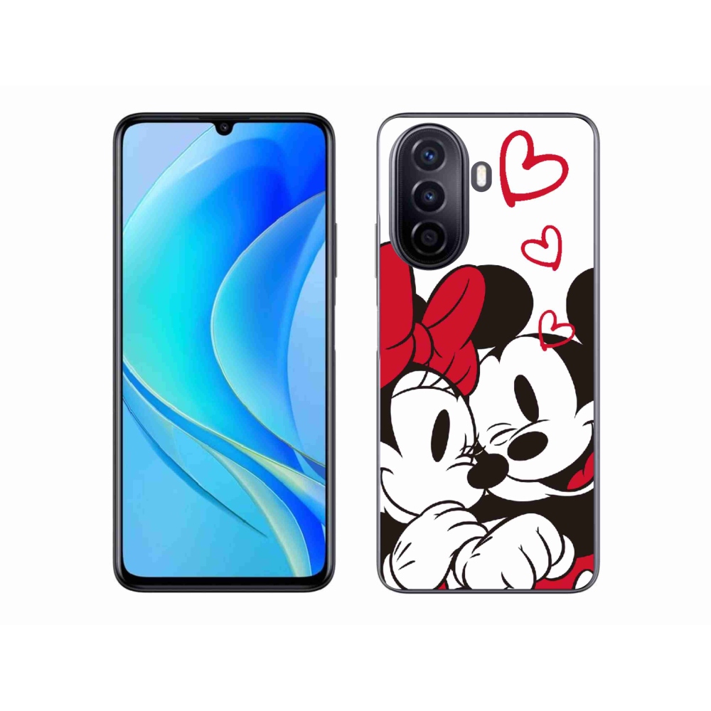 Gél borítás mmCase a Huawei Nova Y70 készülékhez - minnie és mickey