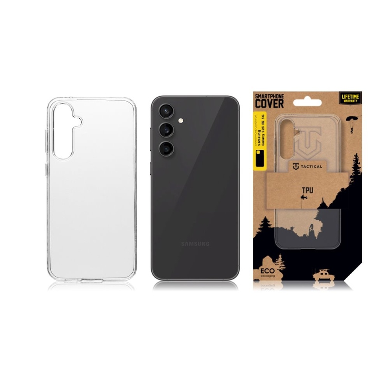 Taktikai TPU borító Samsung Galaxy S23 FE 5G átlátszóhoz