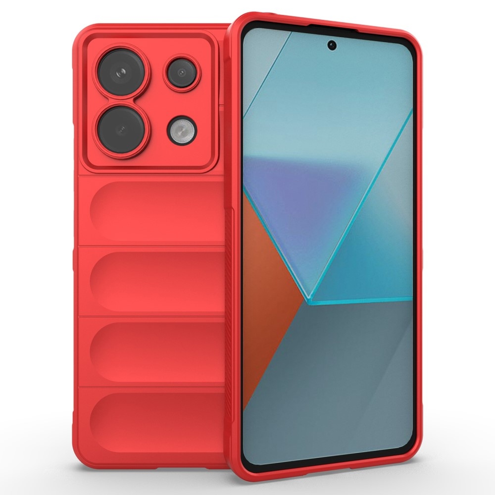 Rugg tartós zselés tok Xiaomi Redmi Note 13 Pro 5G/Poco X6 5G - piros