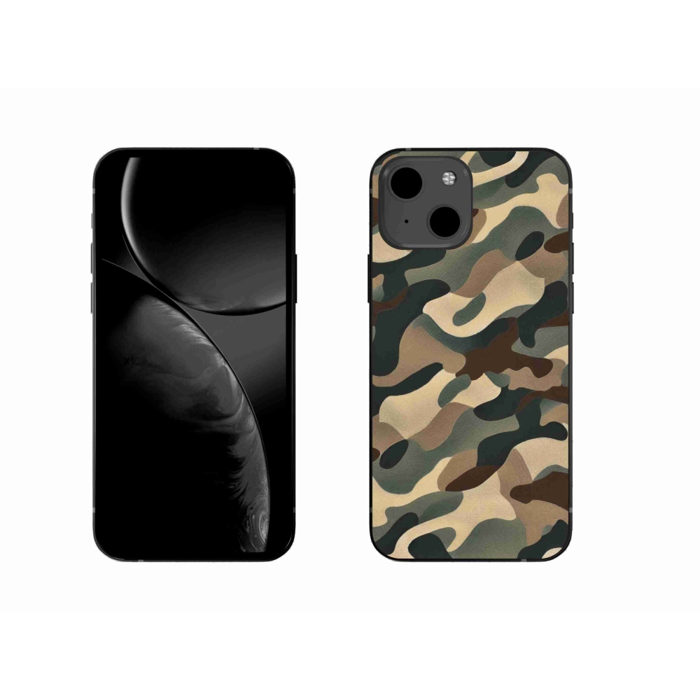 Zselés borítás mmCase iPhone 13 6.1 készülékhez - terepszínű minta 11