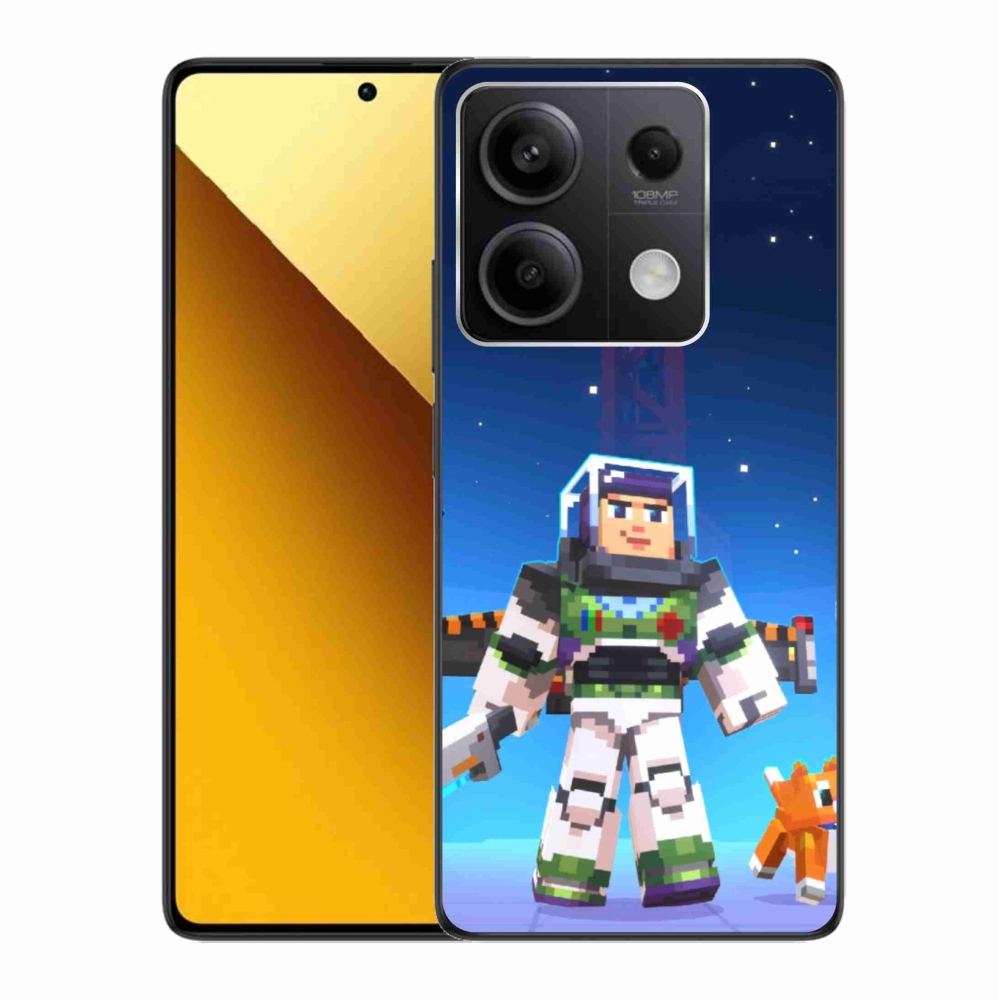 Gél borítás mmCase a Xiaomi Redmi Note 13 5G számára - minecraft 2