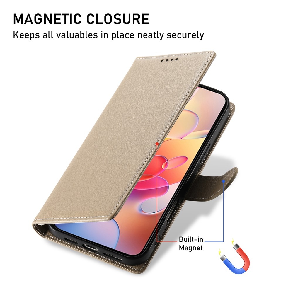Snap book tok Samsung Galaxy A17 5G készülékhez - bézs színű
