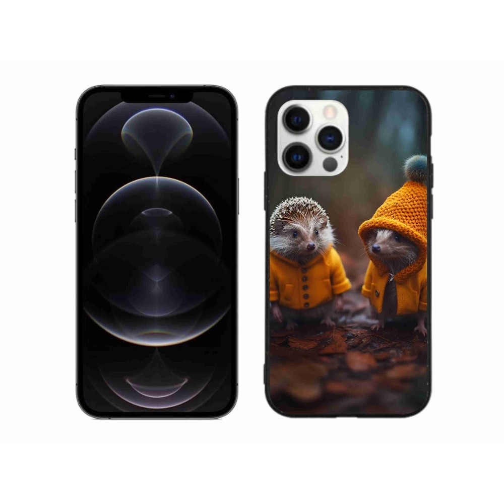 Zselés borítás mmCase iPhone 12 Pro Max készülékhez - sünök