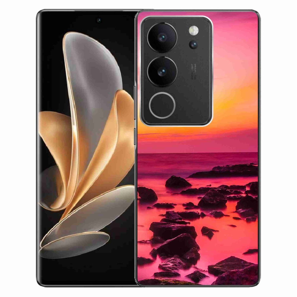 Gél borítás mmCase a Vivo V29 5G készülékhez - Tenger és ragyogás
